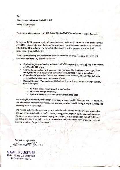 SWATI INDUSTRIES (200KW)